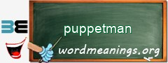 WordMeaning blackboard for puppetman